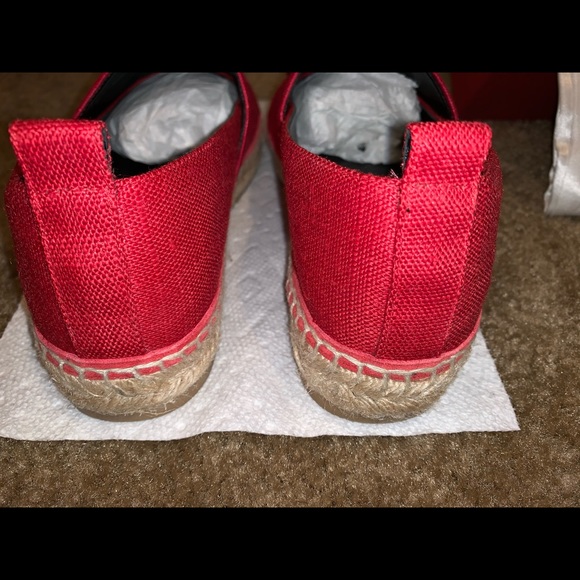 SOLD!! Roger Vivier Canvas rhinestones Espadrilles in Red - Picture 11 of 11